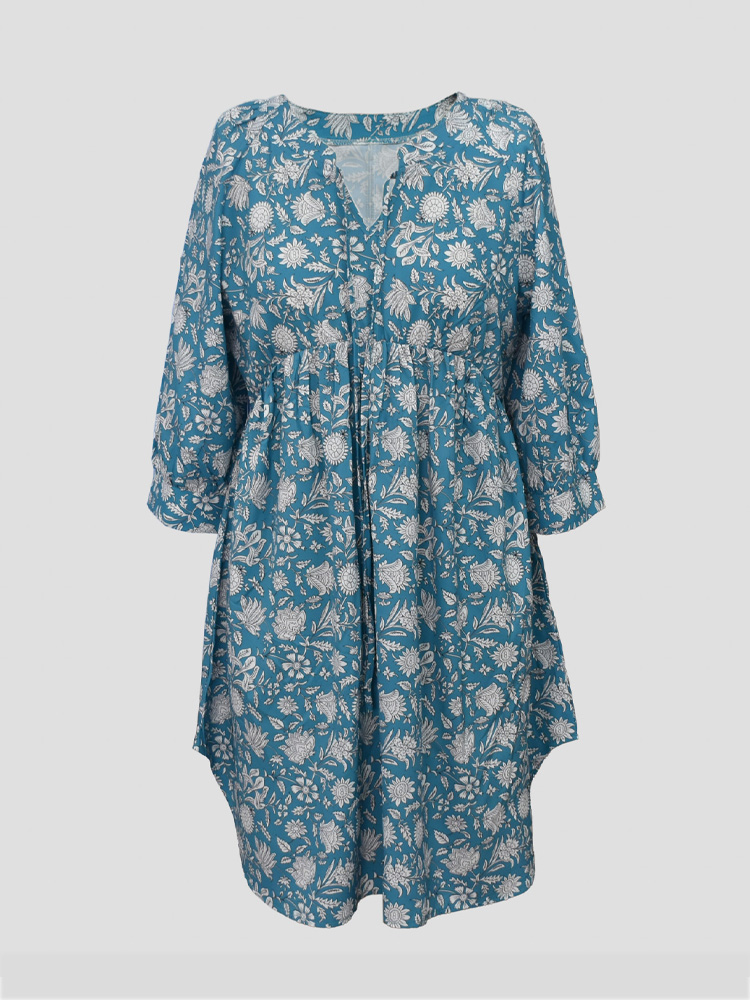 فستان نسائي بمقاسات كبيرة على  - مراجعة Romper Floral Print وسعره