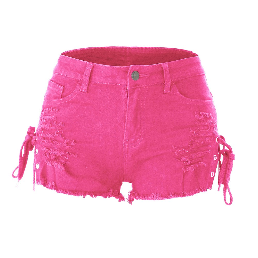 شورت نسائي Y2k منخفض الخصر، شو - مراجعة Shorts Denim Frayed وسعره
